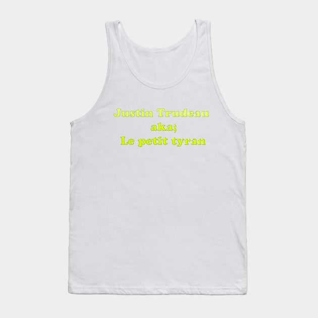 Justin The Tyrant Tank Top by Colveraft Designs